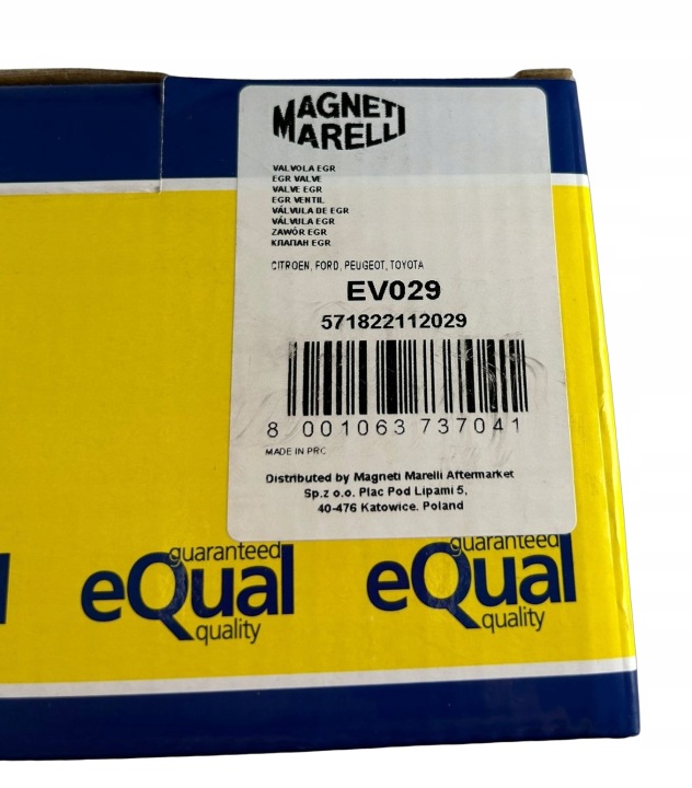 MAGNETI MARELLI VANNE EGR MAGNETI MARELLI