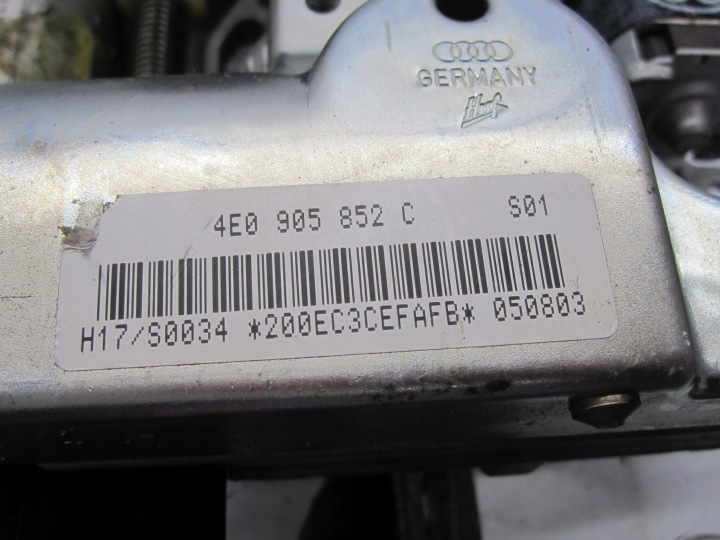 VW TOUAREG I 7L 04R COLONNE DIRECTION 4E0905852C