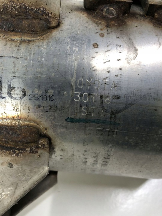 TOYOTA C-HR I 2016 FILTRE PARTICULES DURES CATALYSEUR FAP FAP