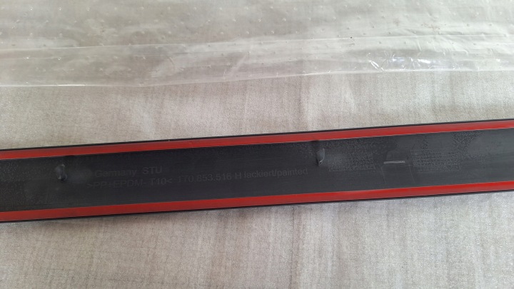 VW TOURAN 1 1T MOULURE LATÉRALE PORTES DÉCORATIVE PROTECTION 1T0853516H