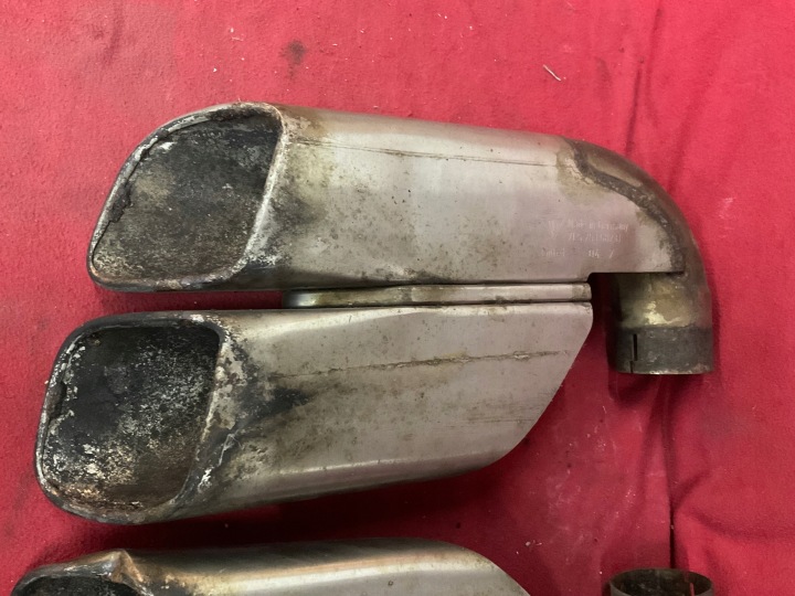 EMBOUT ÉCHAPPEMENT ENSEMBLE PORSCHE CAYENNE I TURBO 7L5253681B 7L5253682B