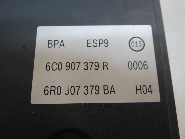 SKODA FABIA III POMPE DE FREIN CONTRÔLEUR ABS 6C0907379R
