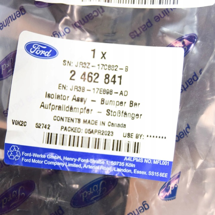 FORD MUSTANG MK6 AVANT PARE-CHOCS ISOLATION KIT 2462841 ORIGINAL