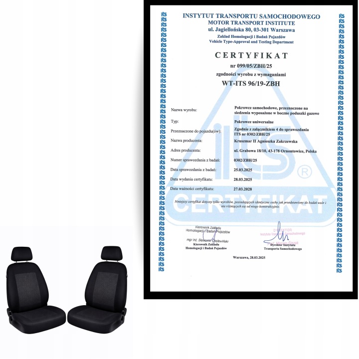HOUSSES AUTOMOBILE NOIR DANS TROJKATY HYUNDAI I40I OCTOTEXTIL