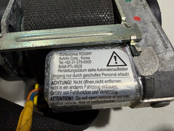 CEINTURE DE SÉCURITÉ GAUCHE AVANT TENDEUR 619668300A CHEVROLET ORLANDO