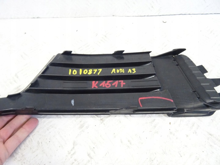 GRILLE PARE-CHOCS AVANT AVANT DROITE AUDI A3 8V 8V3807682S
