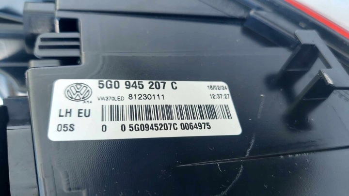 VOLKSWAGEN GOLF VII R-LINE GTI PHARE GAUCHE DROITE ARRIÈRE ARRIÈRE LED NOUVEAU OE 2643
