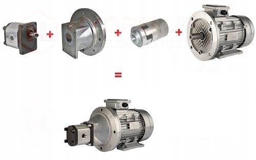 MOTOR ELÉCTRICO 3-FAZOWY B5 B35 2,2KW 1400 OBR 400V HYDROLIDER 