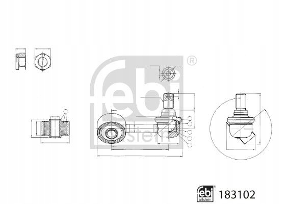 FEBI BILSTEIN LACZNIK/WSPORNIK ESTABILIZADOR FE183102 