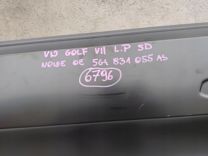 VOLKSWAGEN GOLF VII 5D PORTES GAUCHE AVANT NOUVEAU OE 6796