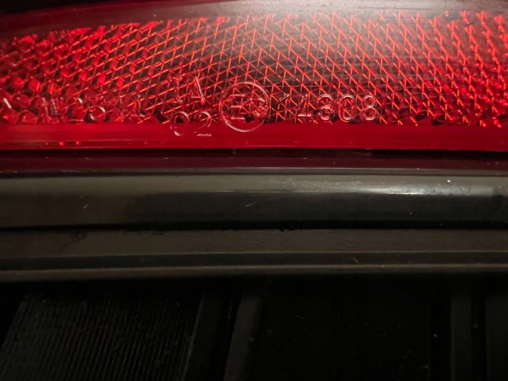 HONDA CIVIC X 2017- GRILLE NAROZNIKA PARE-CHOCS DROIT ARRIÈRE