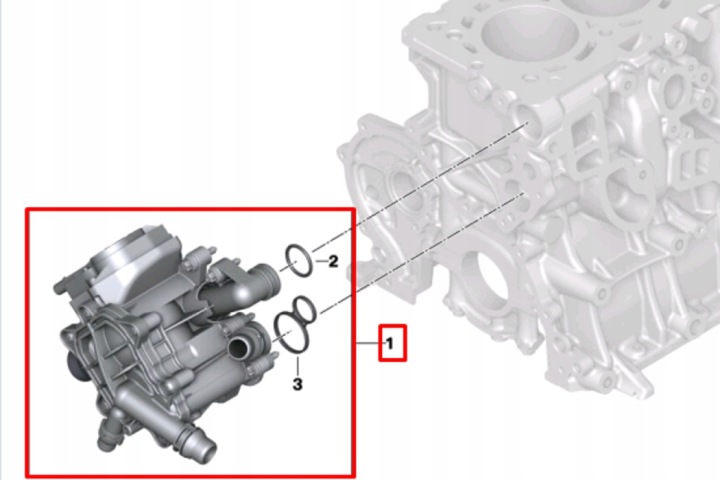 CHÂSSIS THERMOSTAT LIQUIDE REFROIDISSEMENT MOTEUR BMW 3 F30 1153764481ORYGINALNA