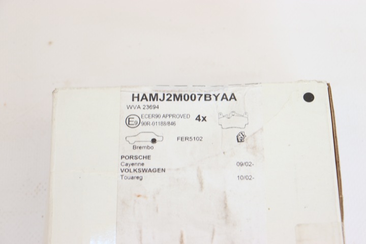 KIT PLAQUETTES FREINS ARRIÈRE OMNICRAFT OE VW TOUAREG HAMJ2M007BYAA K-1138