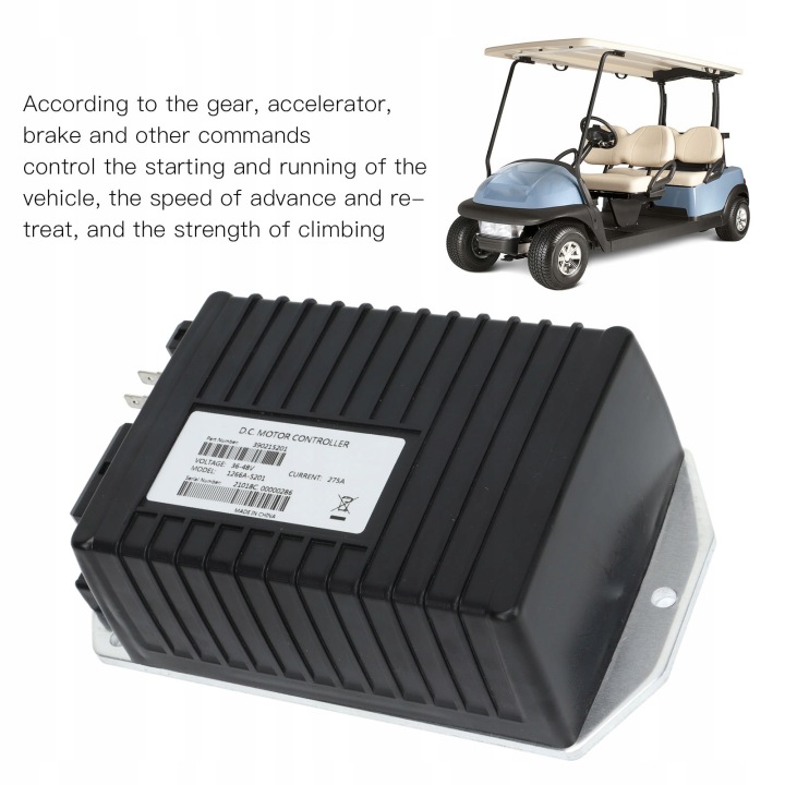 CONTRÔLEUR MOTEUR CHARIOTS GOLFOWEGO 1266A 5201 36V 48V 275A UNITÉ KONTROL