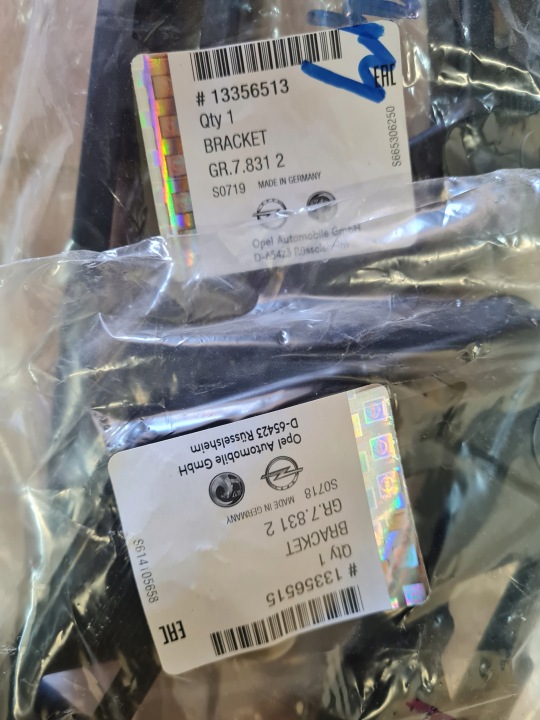 OPEL ADAM GLISSIÈRE DROIT GAUCHE PARE-CHOCS ARRIÈRE NOUVEAU ORIGINAL