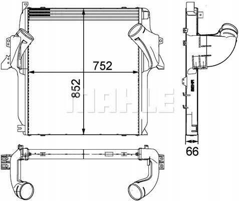 MAHLE CI 101 000P RADIATEUR AIR DOLADOWUJACE