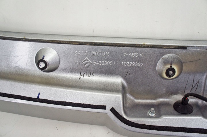 TL209 MG ZS SPOILER SPOJEL CACHE COUVERCLES DE COFFRE COUVERCLES DE COFFRE 10229392 54303057 ARGENTÉE