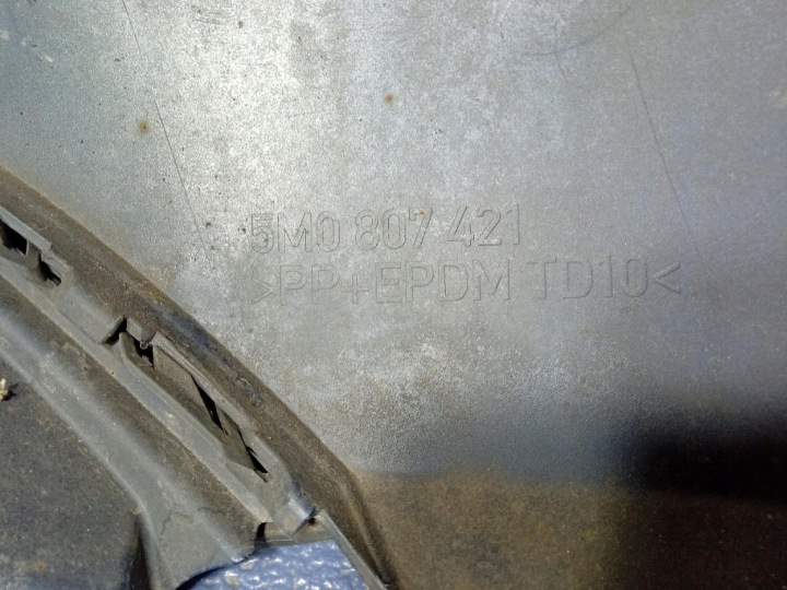 VW GOLF VI PLUS LIFT 09- PARE-CHOCS ARRIÈRE ARRIÈRE PDC 5M0807421 LD5Q