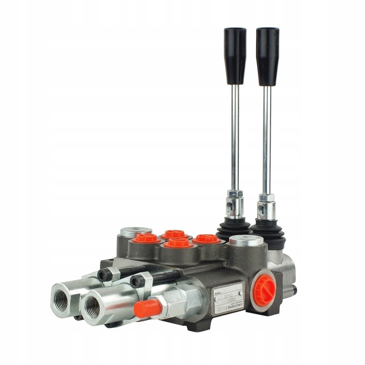 DISTRIBUTEUR HYDRAULIQUE 2 SECTIONNEL 40L SUR CÂBLES LEVIERS BADESTNOST