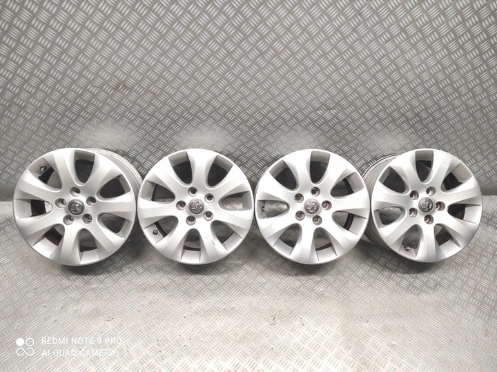 LLANTAS DE ALUMINIO 15'' 5X115 ET41 16X6,5 J OPEL ASTRA IV J OPEL ZAFIRA C 