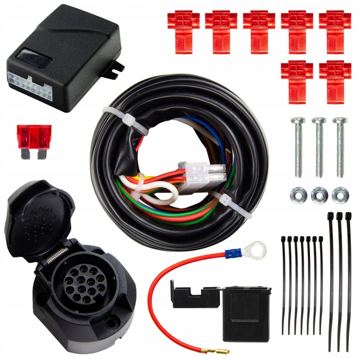 BARRA DE REMOLQUE GANCHO DE REMOLQUE WYPINANY NUEVO JUEGO DE CABLES PARA MERCEDES A W169 HTB 04-12 13 PIN 