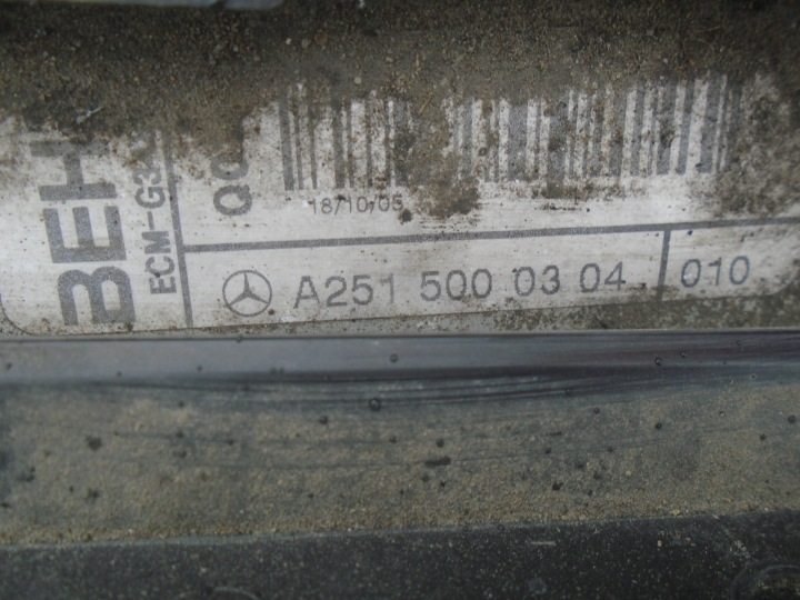 MERCEDES W164 RADIATEUR EAU CLIMATISATION COURROIE VENTILATEUR 3.0