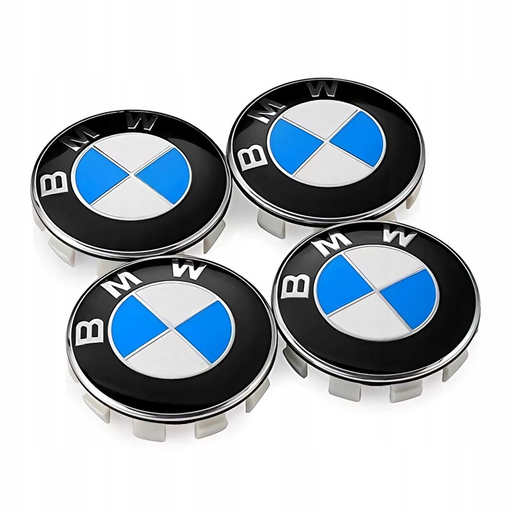 BMW TAPACUBOS KAPSLE TAPAS CIEGAS PARA DISCOS BMW 68MM DEKLE 4 PIEZAS JUEGO 