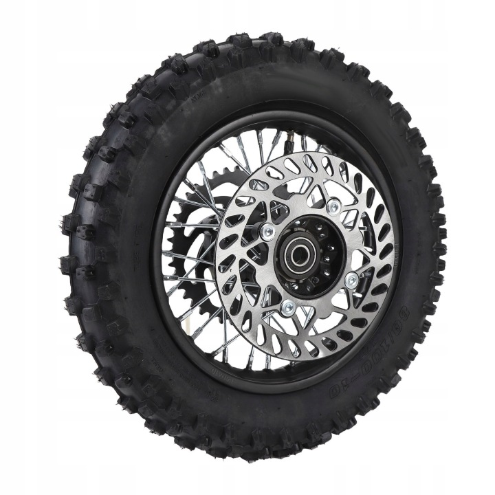 10-CALOWY ENSEMBLE PNEUS SUR FELGE ARRIÈRE ROUES 80/100-10 3,00-10 AXE 15 44