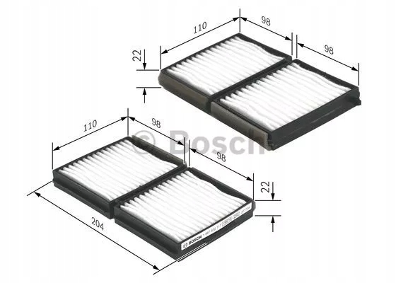 FILTRO CABINAS MAZDA 323F 98-01,626GF 97-,PREMACY 99 