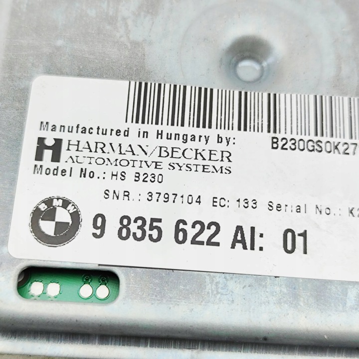AMPLIFICATEUR BMW X3 (G01, F97) 9835622 33121396 3.0L 375KW 2019