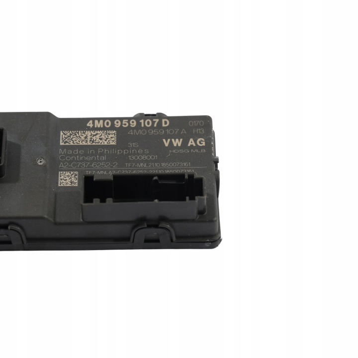 AUDI A6 C8 MODULE CONTRÔLEUR COUVERCLES DE COFFRE COUVERCLES DE COFFRE ARRIÈRE 4M0959107D
