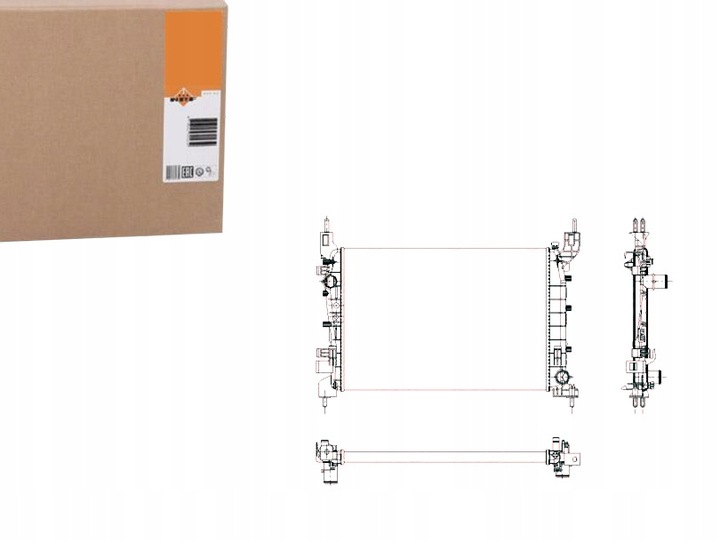 NRF54504 RADIATEUR FIAT LINEA 1,4 07- photo 1 - milautoparts-fr.ukrlive.com