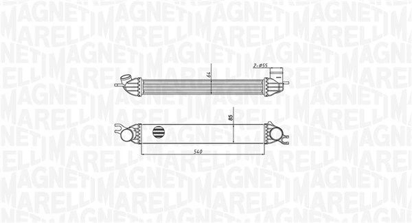MAGNETI MARELLI 351319204290 RADIATEUR AIR DE CHARGE