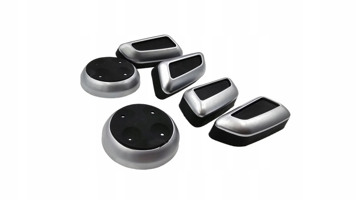DÉCORATIF REVÊTEMENTS SUR BOUTONS COMMANDE SIÈGES AUDI A3 14-2015 A4 09-2015