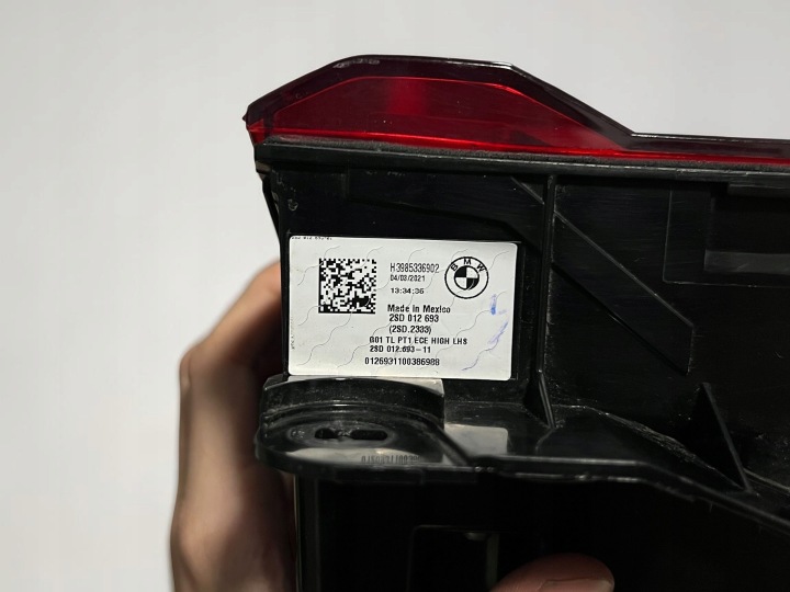 PHARE DROIT ARRIÈRE LED EUROPE ORIGINAL 2SD012693 BMW X3 G01 IX3 21R