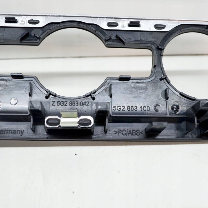 VOLKSWAGEN GOLF VII 2014 CHÂSSIS BOÎTE À GANTS TABLEAU DE BORD INSTRUMENTATION