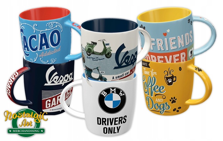 TAZA CERAMICZNY BMW - GARAGE + COLGANTE !!! JUEGO 