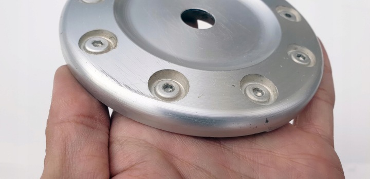 PEUGEOT 206 CC CABRIO REVÊTEMENT CLAPET GOULOTTE DE REMPLISSAGE CARBURANTS ALU ALUMINIUM TUNING
