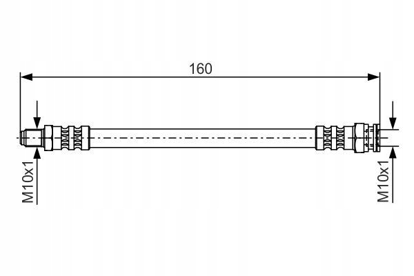 CABLE BRAKE ELASTIC REAR 1 987 476 629 photo 2 - milautoparts-fr.ukrlive.com