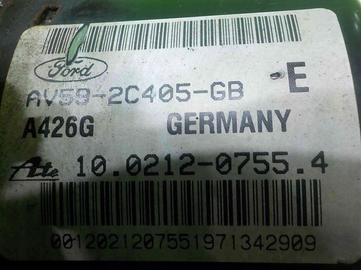 FORD FIESTA MK7 1.4 B 11R POMPE ABS AV59-2C405-GB