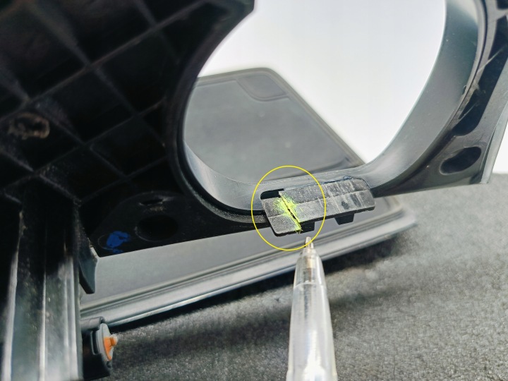 TESLA MODÈLE 3 M3 17- CLAPET RÉFLECTEUR DOUILLES PORTU LADOWANIA 1505514-00-D