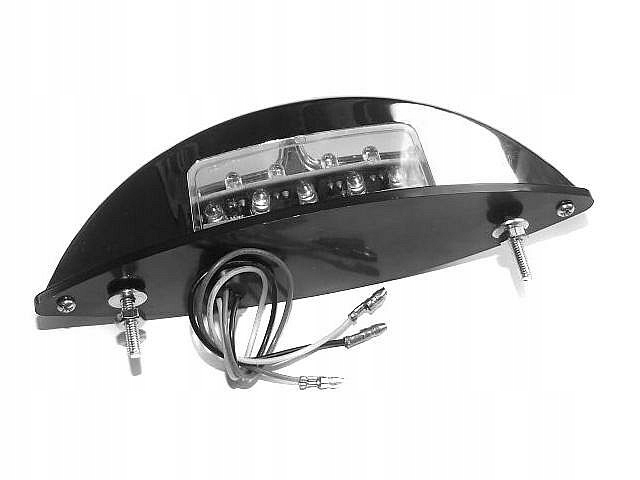 ARRIÈRE PHARE ARRIÈRE UNIVERSELLE LED CHROME HOMOLOGATION