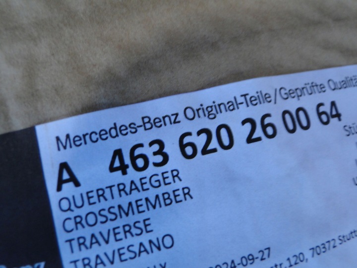 MERCEDES PANNEAU AVANT SUPÉRIEUR RENFORCEMENT SUPÉRIEUR 63 AMG G CLASSE III W463 463