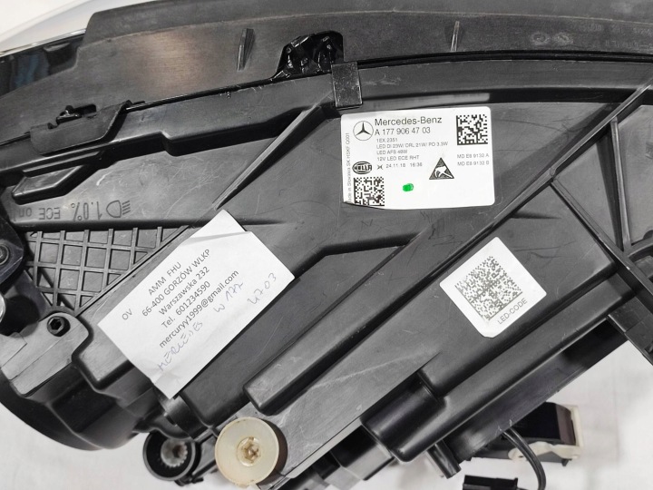 MERCEDES A-KLASA W177 A177 COMPLET LED HIGH PERFORMANC A1779064703 A1779060101