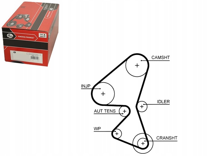 BELT VALVE CONTROL SYSTEM CITROEN C3 II DS3 FORD FIESTA VI PE photo 1 - milautoparts-fr.ukrlive.com