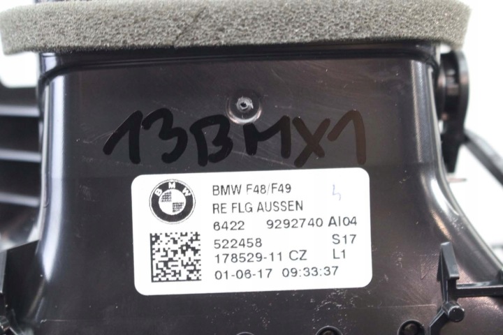 BMW X1 F48 GRILLES DÉFLECTEURS AIR CONSOLES 9292739 9292741 64229292740 93324
