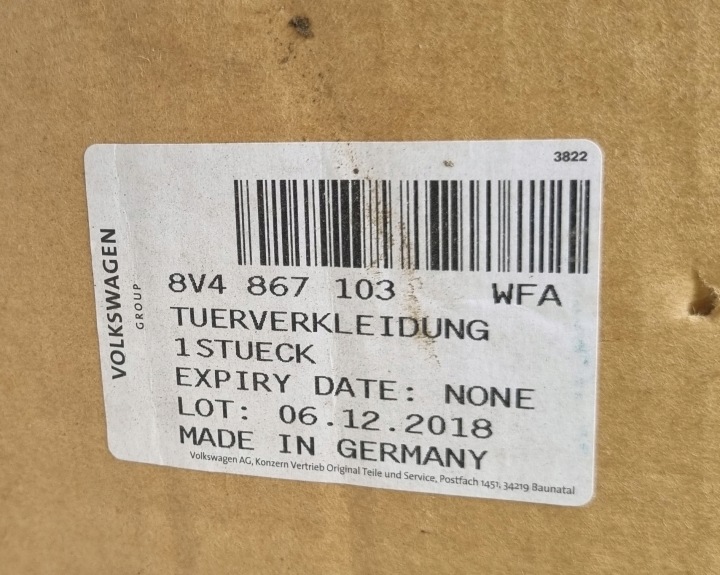 AUDI OE 8V4867105