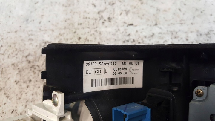 AUTORADIO RADIO 39175SAAG120M1 PANNEAU CONDUIT D'AIR HONDA JAZZ II 02-08