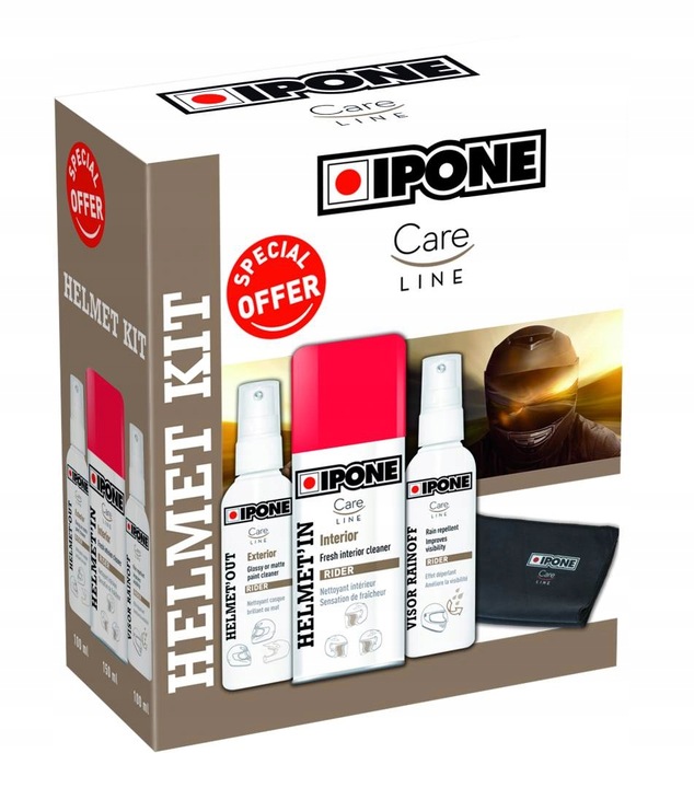 IPONE HELMET KIT KOMPLEKTAS : PRIEŽIŪROS ŠALMO FIBRA nuotrauka 1