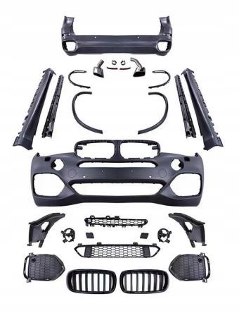 PARE-CHOCS AVANT CHERRY VERS BMW X5 F15 AVEC ENSEMBLE SEUIL